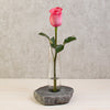 Rock Solid Bloom Bud Vase