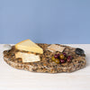 Chillable Serving Tray with Lazy Susan with Cheese, Crackers and Olives