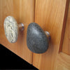 Serena Cabinet Knobs Stone Stainless Steel Cabinet Pulls Knobs on Cabinet