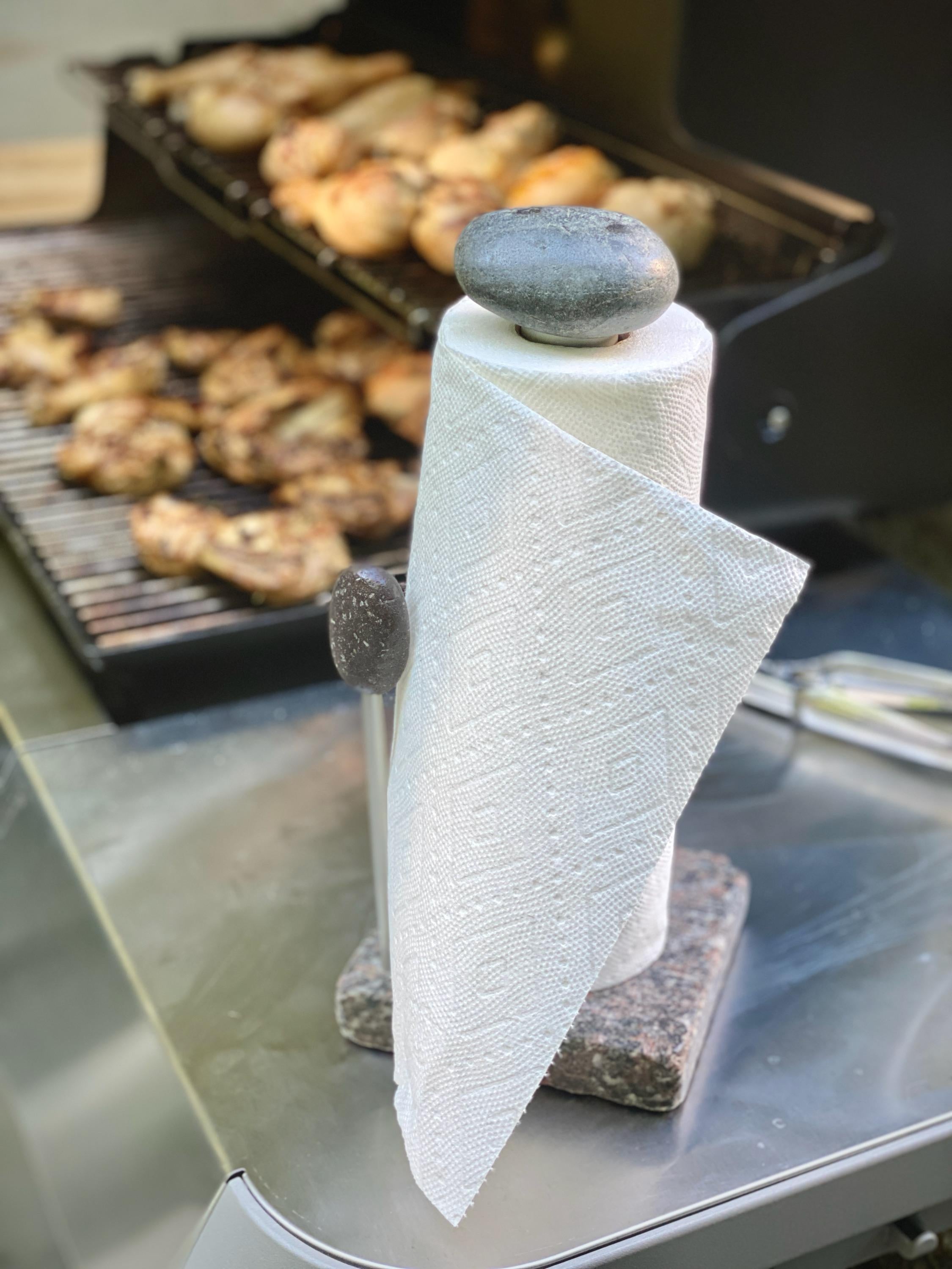 Helping Hand - One Handed Granite Paper Towel Holder – Sea Stones