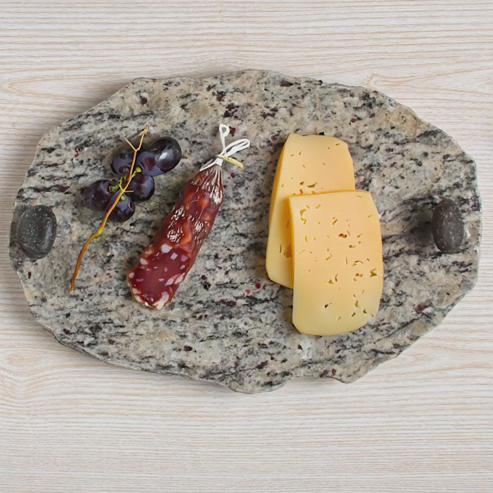 Chillable Stone-Handled Serving Platter