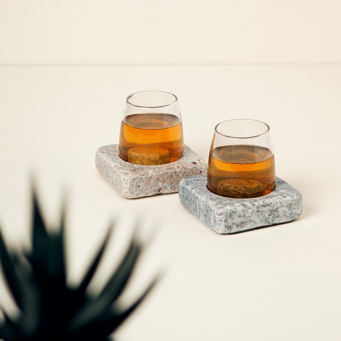 Vineyard Chill Granite Wine Chilling Coasters