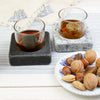 Cool Coasters Granite Chilling Set with Granite Whiskey Stone with Nuts