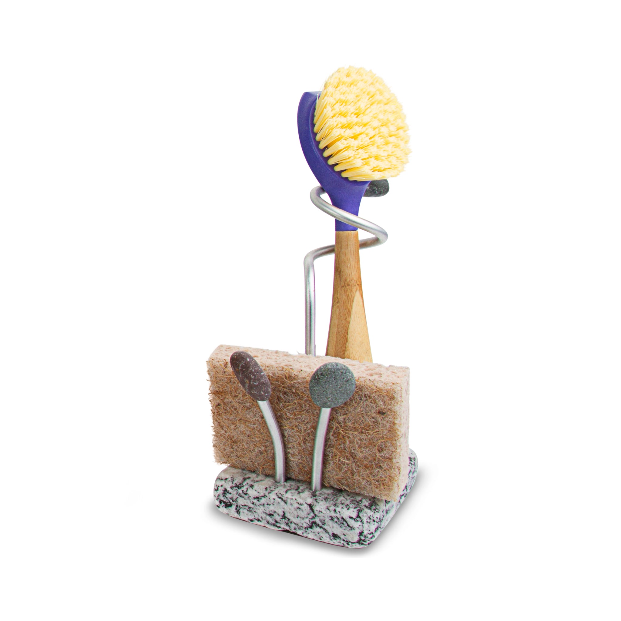 Sea Stone Dish Brush Holder
