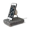 Rock Dock Natural Phone Charging Dock with Iphone