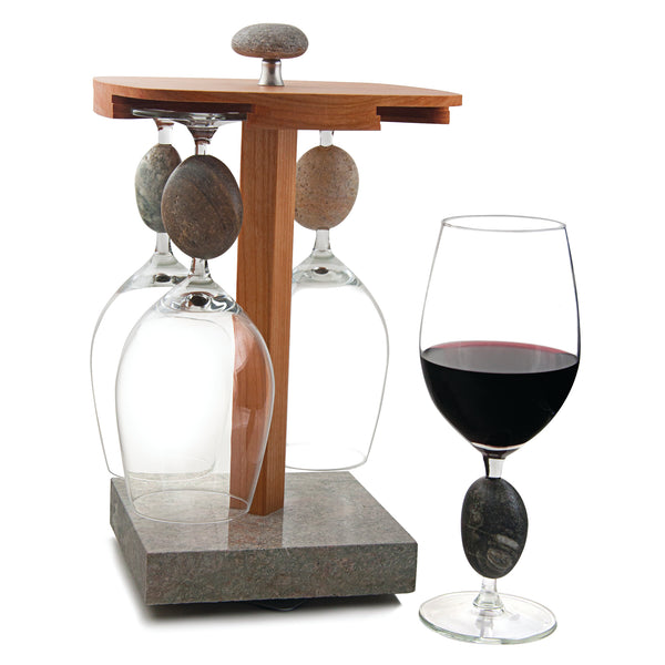 Pirouette Touchstone Wine Glass Holder with Wine Stone Wine Glass