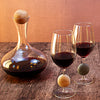 Touchstone Wine Glasses with Red Wine