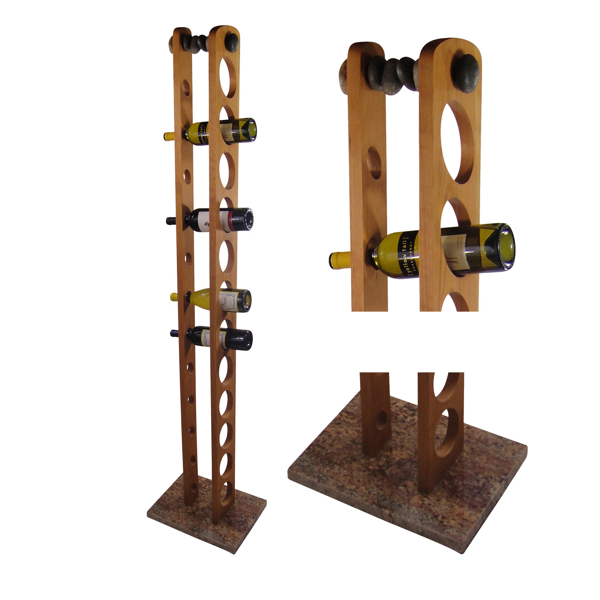 Floating Wine Stand – MonTrees Woodshop